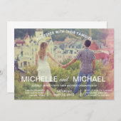 Foto Weddenschap Uitnodiging (Voorkant / Achterkant)