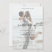 Foto Weddenschap Uitnodiging (Voorkant)