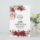 Foto Weddenschap Uitnodiging Briefpapier (Staand voorkant)