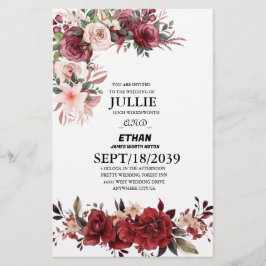 Foto Weddenschap Uitnodiging Briefpapier