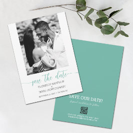 Foto Wedding Aqua Save The Date