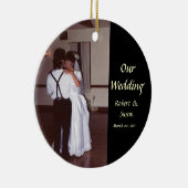 Foto Wedding Favor Keepomwille Keramisch Ornament (Rechts)