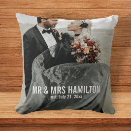 Foto Wedding Gift Personalized Kussen