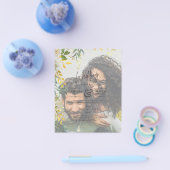 FOTO WEDDING INVITATION Greenery Gold LeahG Flyer (Enkel)