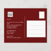FOTO WEDDING INVITATION Wisteria Floral BUDGET (Achterkant)