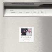 Foto Wedding Keepomwille Elegant White Magneet (Insitu (Vaatwasser))