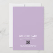 Foto Wedding Lavender Save The Date (Achterkant)