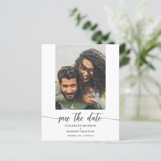 Foto Wedding Save the Date (Staand voorkant)