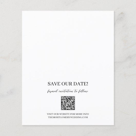 Foto Wedding Save the Date (Achterkant)