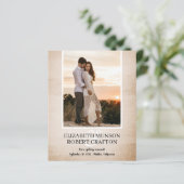 Foto Wedding Save the Date (Staand voorkant)