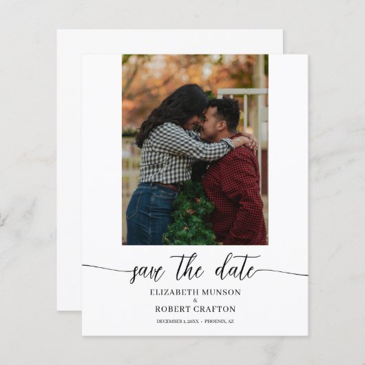 Foto Wedding Save the Date (Voorkant / Achterkant)