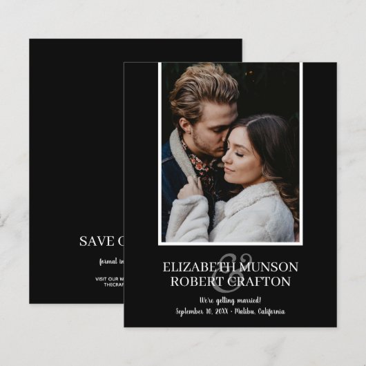 Foto Wedding Save the Date (Voorkant / Achterkant)