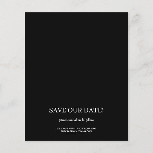 Foto Wedding Save the Date (Achterkant)