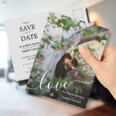 Foto Wedding Save the Date Aankondigingskaart