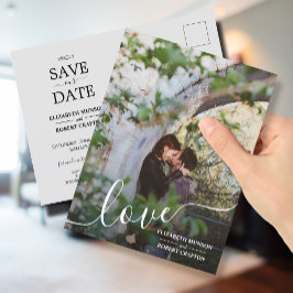 Foto Wedding Save the Date Aankondigingskaart