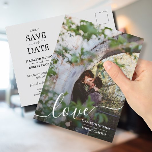 Foto Wedding Save the Date Aankondigingskaart