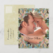 Foto Wedding Save the Date Aankondigingskaart (Voorkant / Achterkant)