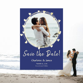 Foto Wedding Save the Date, Golden Hearts Save The Date