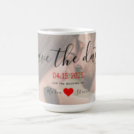 Foto Wedding Save the Date Invitation Koffiemok