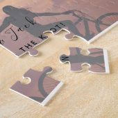 Foto Wedding Save the Date Invitation Legpuzzel (Zijkant)