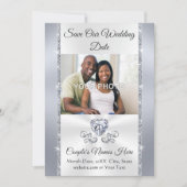 Foto, Wedding Save the Date Kaarten with Enveloppe (Voorkant)