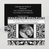 Foto Wedding Save the Date Uitnodiging Briefkaart (Voorkant / Achterkant)