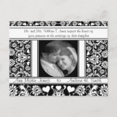 Foto Wedding Save the Date Uitnodiging Briefkaart (Voorkant)