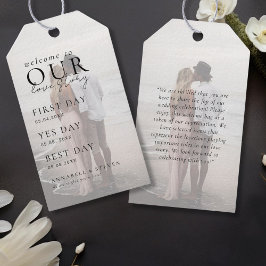 Foto WELKOM BIJ ONS LIEFDESVERHAAL Cadeaulabel