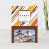 FOTO WENSKAART :: seizoen gestreept AP4 Feestdagen Kaart (Voorkant)