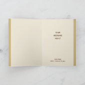 FOTO WENSKAART :: seizoen gestreept AP4 Feestdagen Kaart (Binnen)