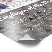 Foto werknemer van het certificaat voor maandelijk afdruk (Hoek)