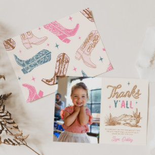 Foto Western Bedankt Card