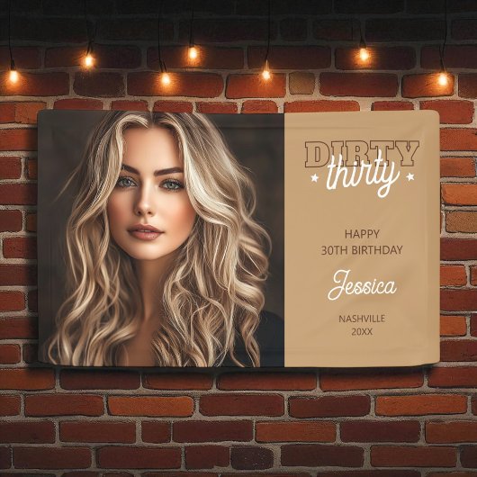 Foto Western Country Dirty 30th Birthday Spandoek