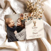 Foto Westerne Laarzen Bloemen Terracotta bruiloft Save The Date