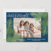 Foto Whimsical Branches: Kerstmis Feestdagenkaart (Voorkant)