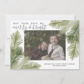 Foto Whimsical Branches: Kerstmis Feestdagenkaart (Voorkant)