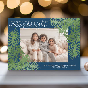 Foto Whimsical Branches: Kerstmis Feestdagenkaart