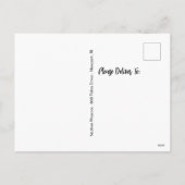 *~* Foto Whimsical Hartkonijn Moederdag AP72 Feestdagenkaart (Achterkant)