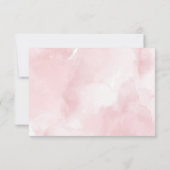 Foto Whimsical Pink Dragon Baby shower Bedankkaart (Achterkant)