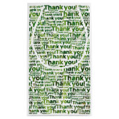 Foto White Green Lawn Care Service Bedankt! Tas Klein Cadeauzakje (Achterkant)