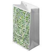 Foto White Green Lawn Care Service Bedankt! Tas Klein Cadeauzakje (Voorkant Gekanteld)