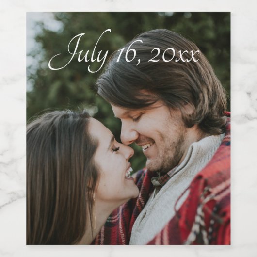 Foto Wijn Etiket (Enkel label)