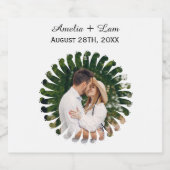 Foto Wijnflesje Label Aangepast Wijnlabel Sparkling Wijnetiket (Enkel label)