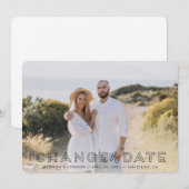 Foto wijzig de datum kaart (Voorkant / Achterkant)