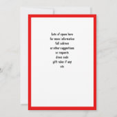 Foto wijzigen ALLE TEKST kerstfeest Kaart (Achterkant)