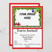 Foto wijzigen ALLE TEKST kerstfeest Kaart (Voorkant / Achterkant)