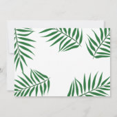 FOTO - Wild One 1st Birthday Oerwoud Invitation Kaart (Achterkant)