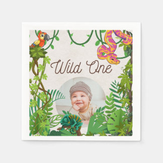 Foto Wild One Birthday Napkin Servet