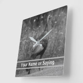 Foto Wild Turkey B&W Vierkante Klok (Hoek)