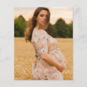 Foto Wildflower Baby in Bloom Baby shower (Achterkant)